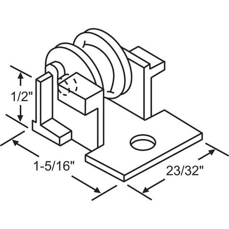 Strybuc Sliding Window Roller Assembly 900-10454
